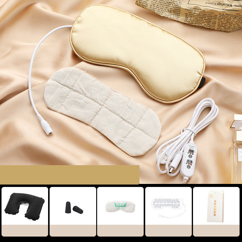 USB Hot Compress Steam Eye Mask For Sleeping